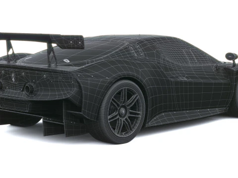Ferrari 296 GT3 EVO 2026 3D Model