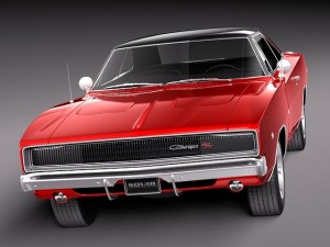 Dodge Charger 1968 Model 3D
