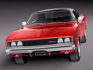 Dodge Charger 1968 Model 3D