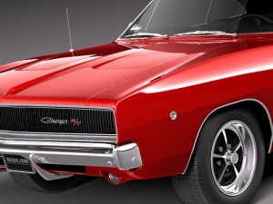 Dodge Charger 1968 Model 3D
