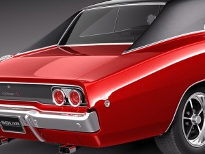 Dodge Charger 1968 Model 3D