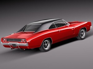 Dodge Charger 1968 Model 3D