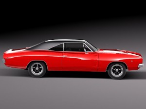 Dodge Charger 1968 Model 3D