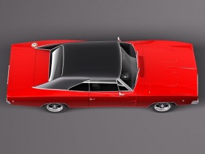 Dodge Charger 1968 Model 3D