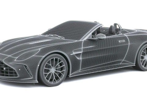 Aston Martin Vantage Roadster 2026 Modello 3D