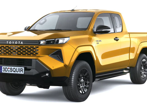 Toyota HiLux Xtra Cab 2026 3D Model