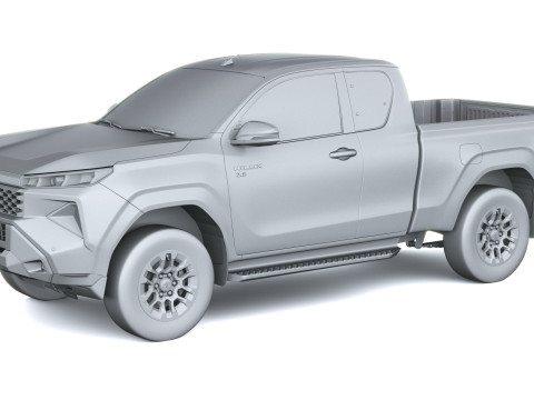 Toyota HiLux Xtra Cab 2026 Modello 3D