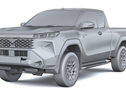 Toyota HiLux Xtra Cab 2026 Modello 3D