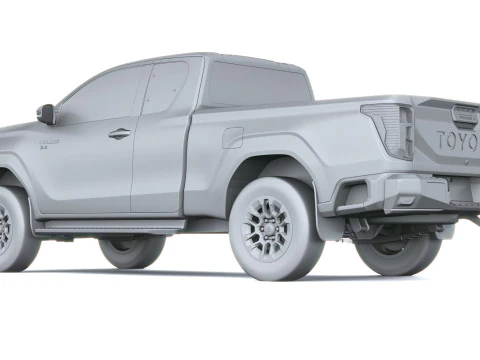 Toyota HiLux Xtra Cab 2026 3D Model