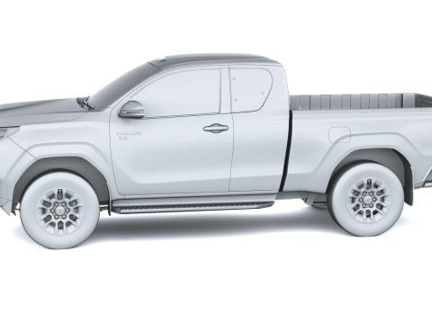 Toyota HiLux Xtra Cab 2026 Modello 3D