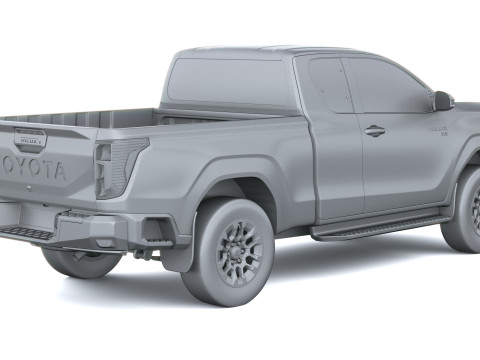 Toyota HiLux Xtra Cab 2026 Modello 3D