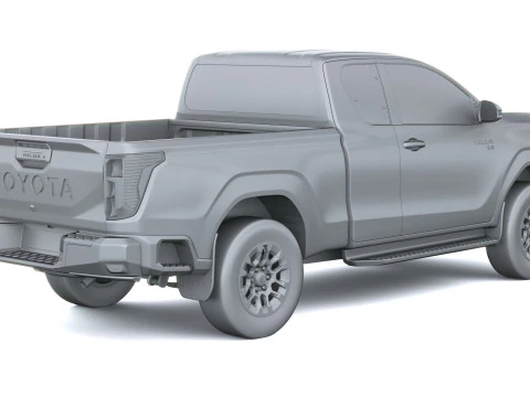 Toyota HiLux Xtra Cab 2026 3D Model