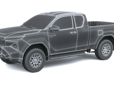 Toyota HiLux Xtra Cab 2026 Modello 3D