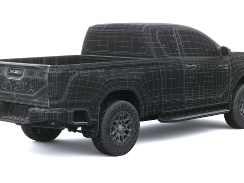 Toyota HiLux Xtra Cab 2026 Modello 3D