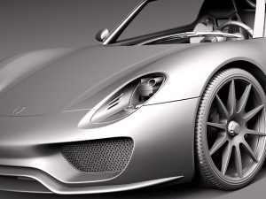 Porsche 918 Spyder Martini 2013 Modèle 3D