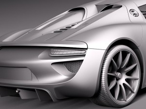 Porsche 918 Spyder Martini 2013 Modèle 3D