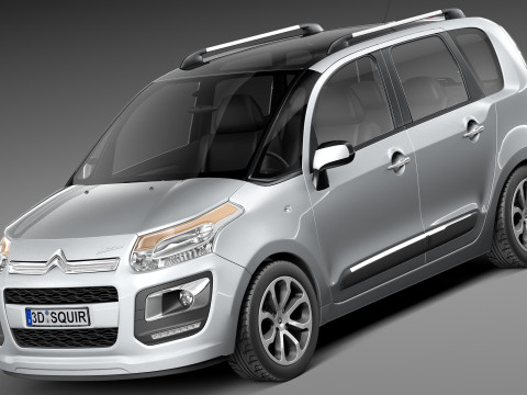 Citroen C3 Picasso 2013 Model 3D
