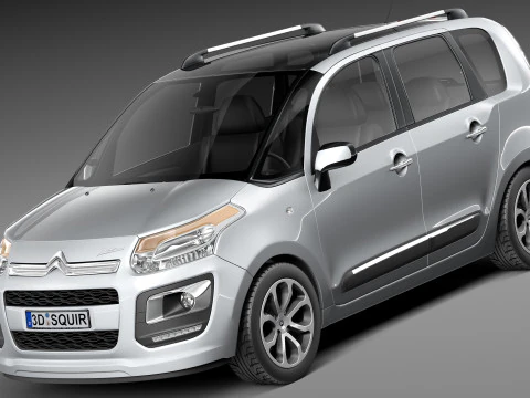 Citroën C3 Picasso 2013 Modelo 3D