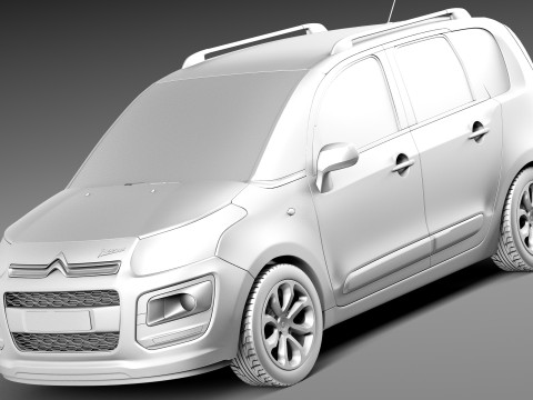 Citroen C3 Picasso 2013 3D Model