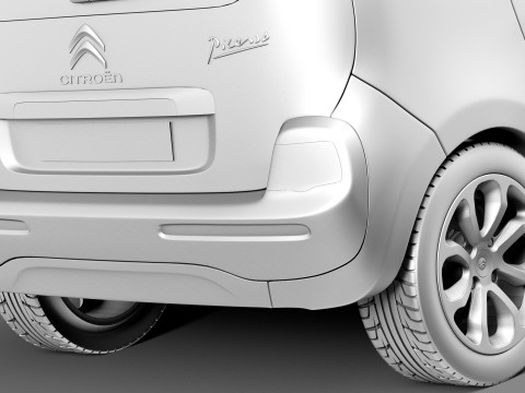 Citroen C3 Picasso 2013 3D Model