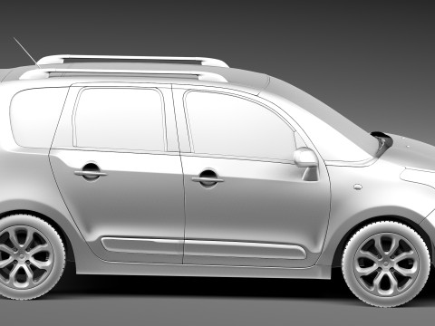 Citroen C3 Picasso 2013 3D Model