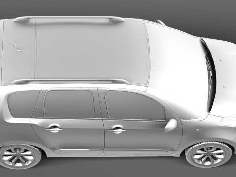 Citroen C3 Picasso 2013 3D Model