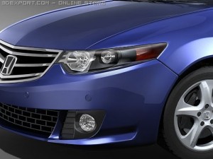 Honda Accord Tourer - Acura TSX 2009 3D Model
