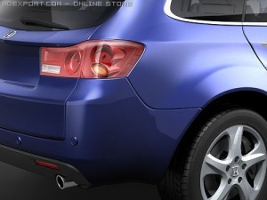 Honda Accord Tourer - Acura TSX 2009 3D Model