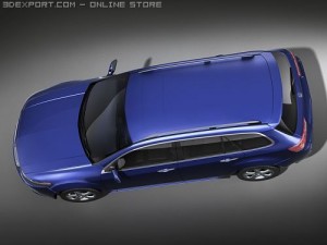 Honda Accord Tourer - Acura TSX 2009 3D Model