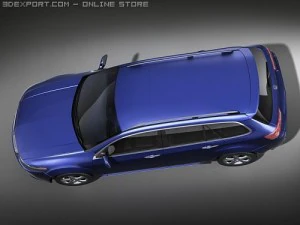 Honda Accord Tourer - Acura TSX 2009 3D Model