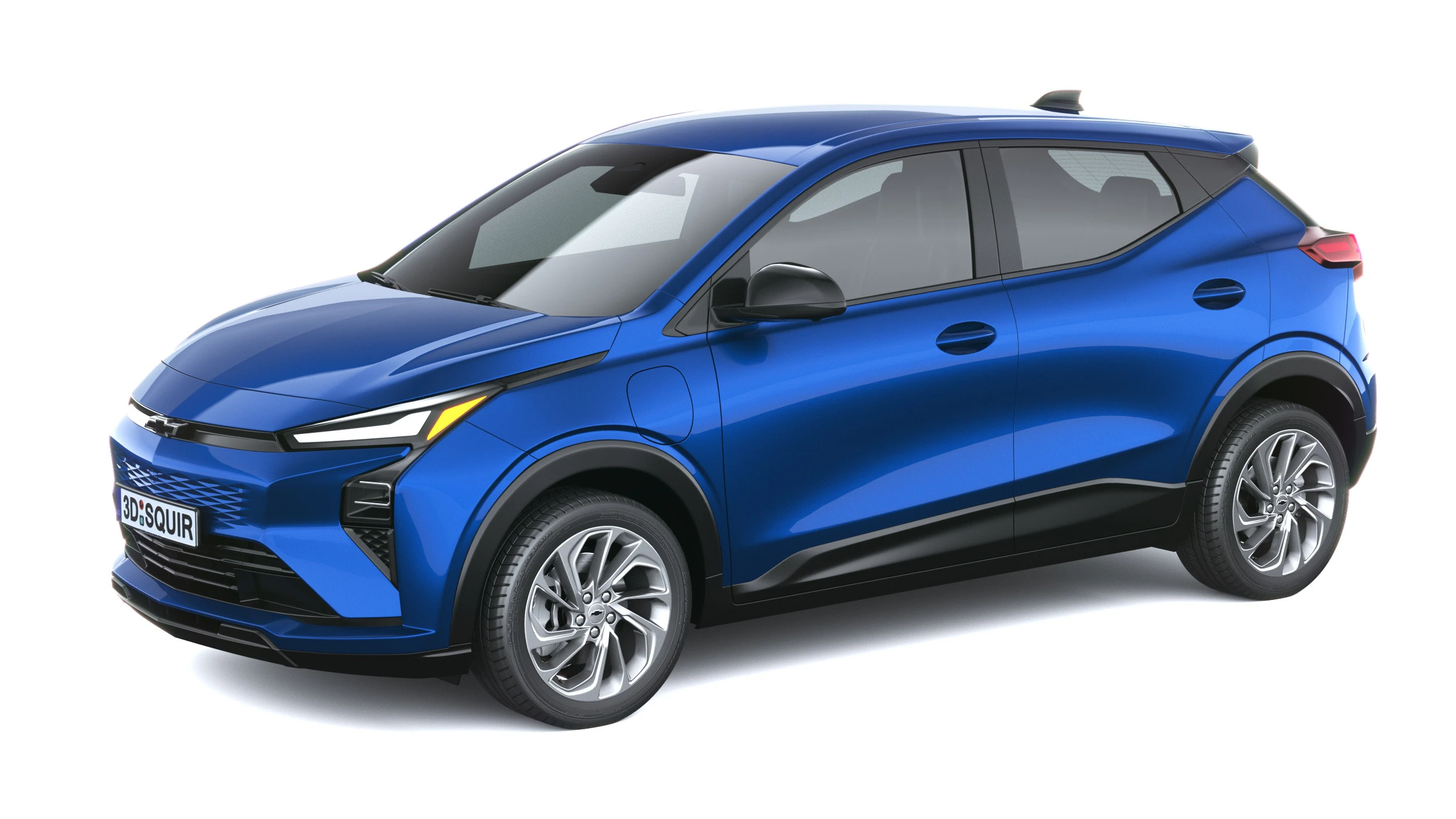 Chevrolet Bolt 2027 3D Model .c4d .max .obj .3ds .fbx .stl .blend