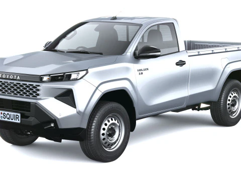 Toyota HiLux cabina singola 2026 Modello 3D