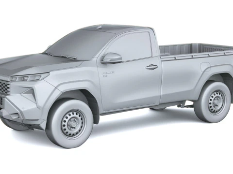 Toyota HiLux cabina singola 2026 Modello 3D