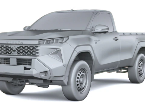 Toyota HiLux cabina singola 2026 Modello 3D