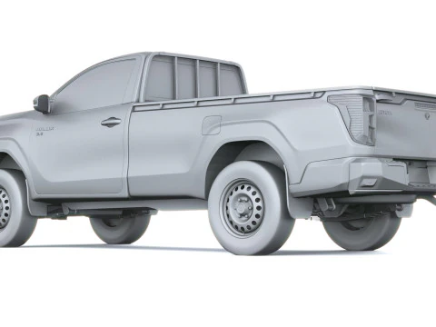 Toyota HiLux cabina singola 2026 Modello 3D