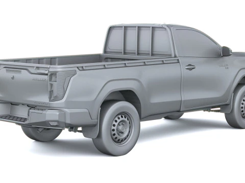 Toyota HiLux cabina singola 2026 Modello 3D