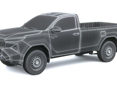 Toyota HiLux cabina singola 2026 Modello 3D