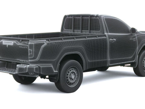 Toyota HiLux cabina singola 2026 Modello 3D