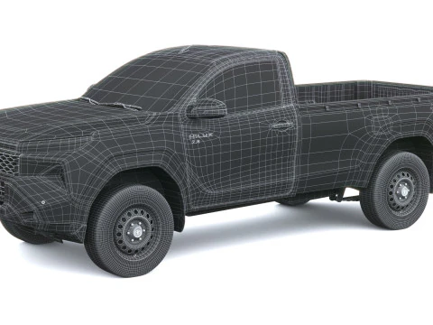 Toyota HiLux cabina singola 2026 Modello 3D