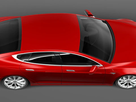 Tesla Model S 2013 3D Model