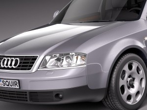 Audi A6 Sedan 1997 3D Model