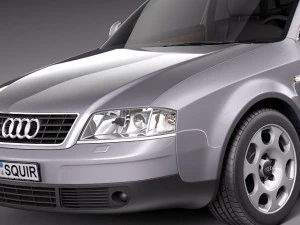 Audi A6 Sedan 1997 3D Model