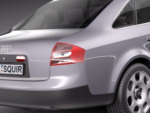 Audi A6 Sedan 1997 3D Model