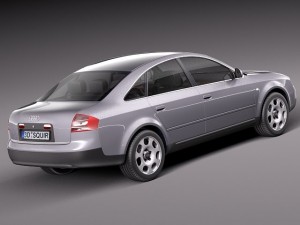 Audi A6 Sedan 1997 3D Model