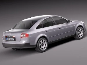 Audi A6 Sedan 1997 3D Model