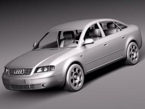 Audi A6 Sedan 1997 3D Model