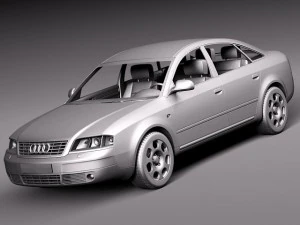 Audi A6 Sedan 1997 3D Model