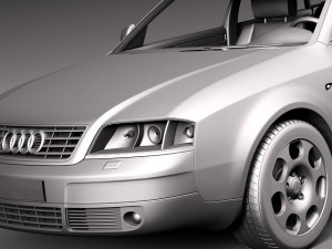 Audi A6 Sedan 1997 3D Model