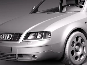 Audi A6 Sedan 1997 3D Model
