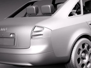 Audi A6 Sedan 1997 3D Model
